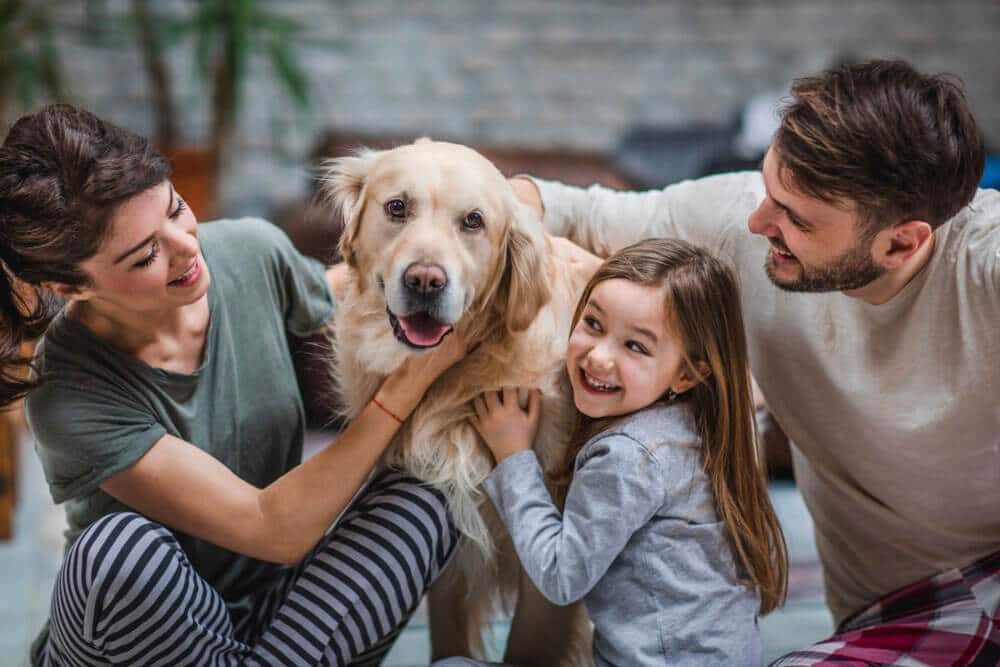 Família com Cachorro